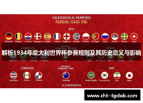 解析1934年意大利世界杯参赛规则及其历史意义与影响